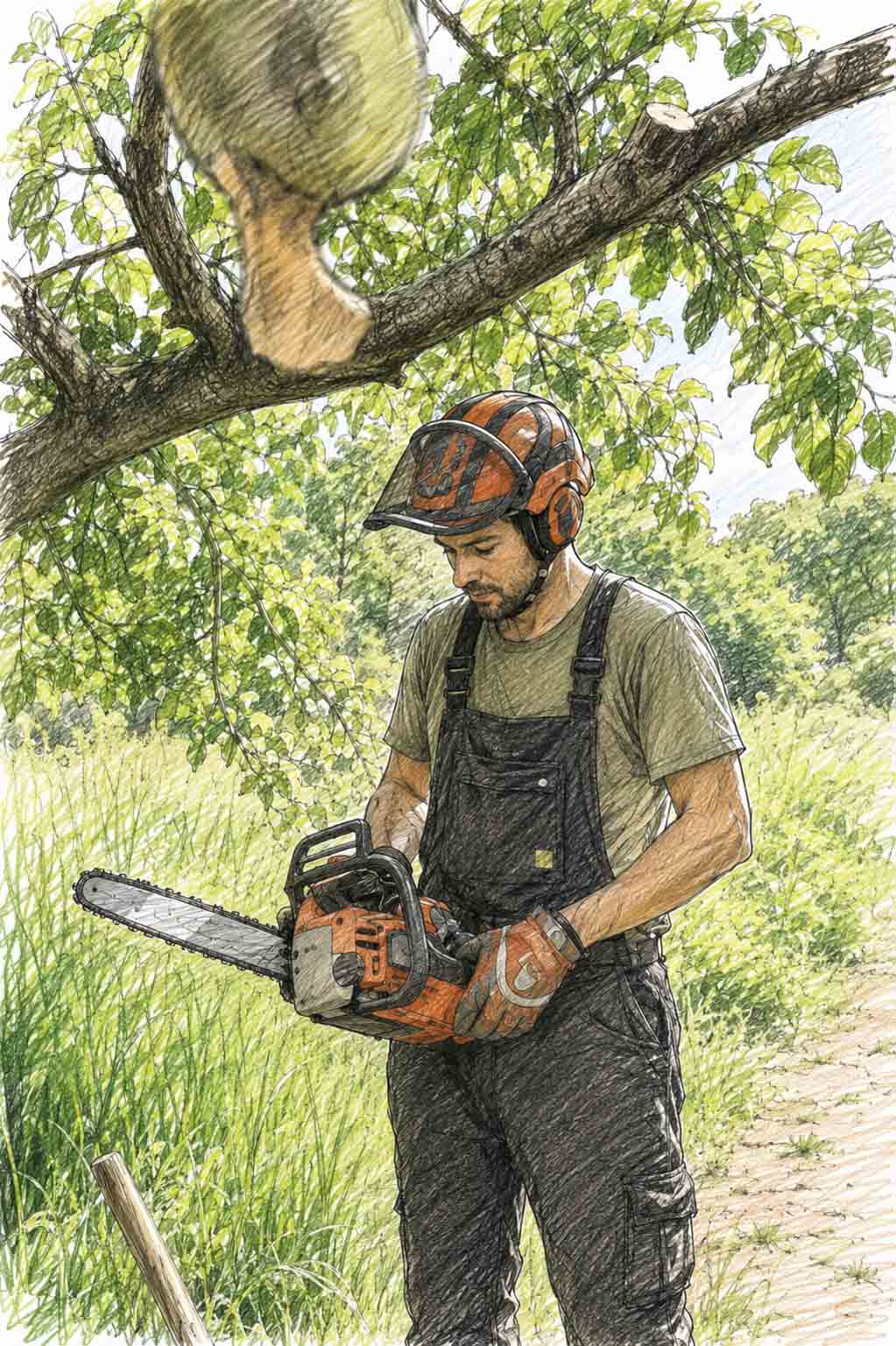 Élagage petits arbres